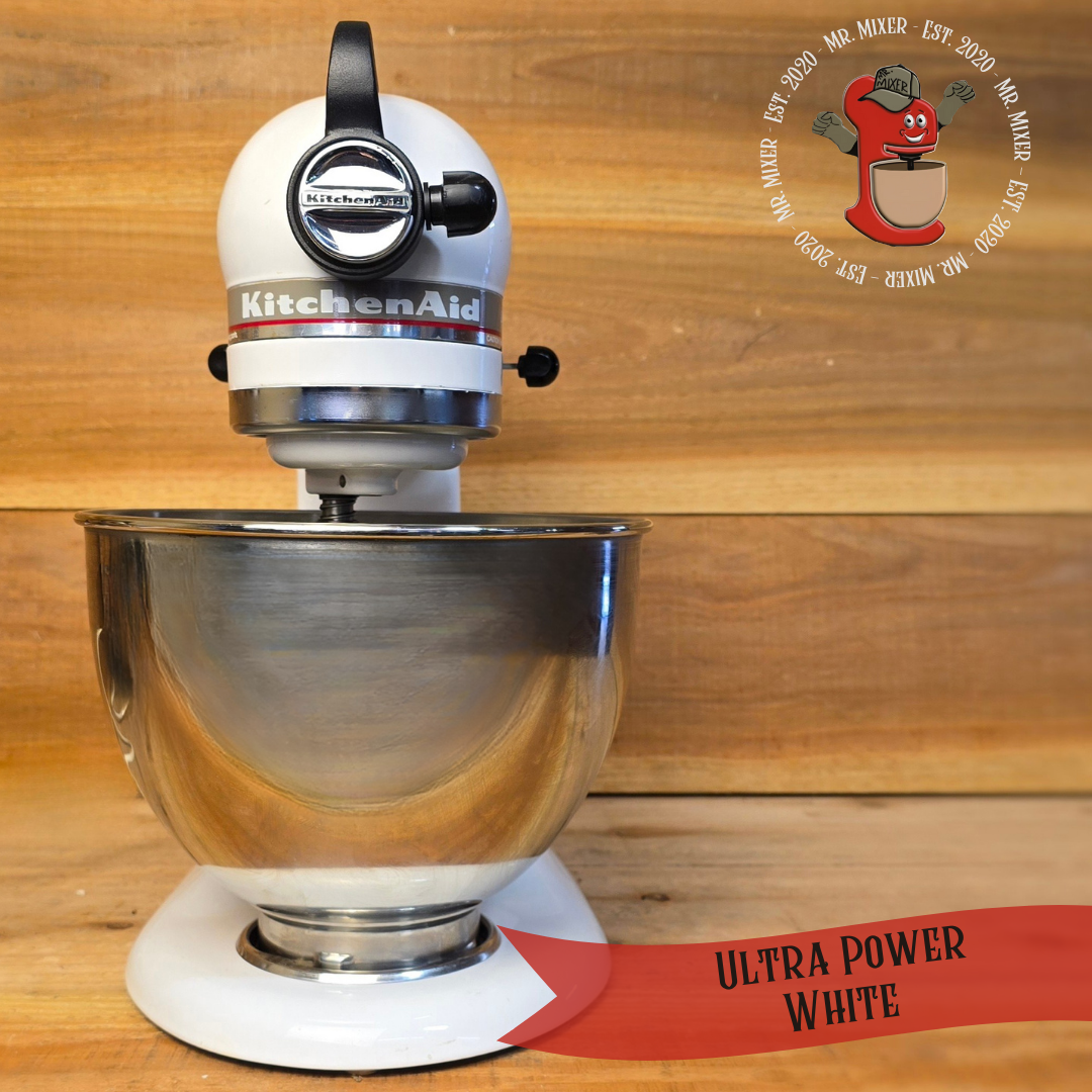 Mr. Mixer Upgraded KitchenAid Ultra Power 4.5 Quart White With